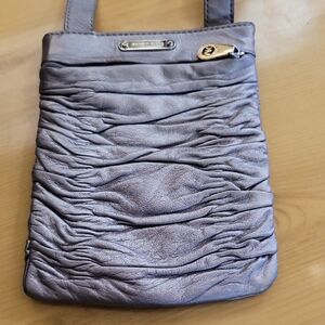 MICHAEL Michael Kors Metallic Silver Crossbody Bag